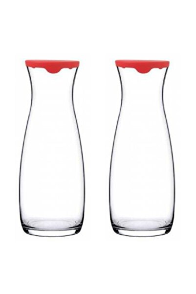 Paşabahçe Amphora 2'li Kapaklı Sürahi Kırmızı 43813