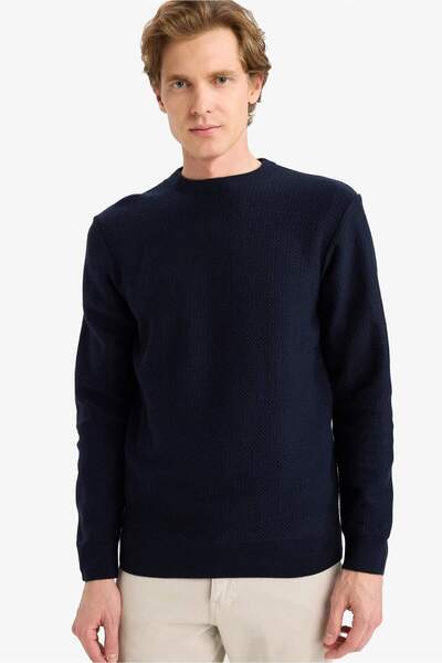 DeFacto Pulover tricotat standard cu guler tip bicicletă C9618AX25AU