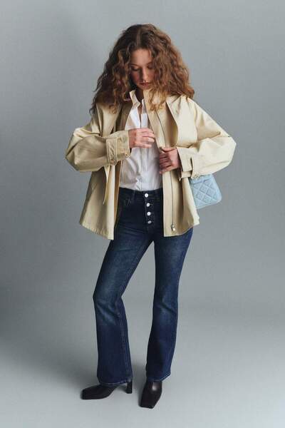 DeFacto Джинси Mia claw Regular Waist, довгі, з пранням, G8880AX26SP