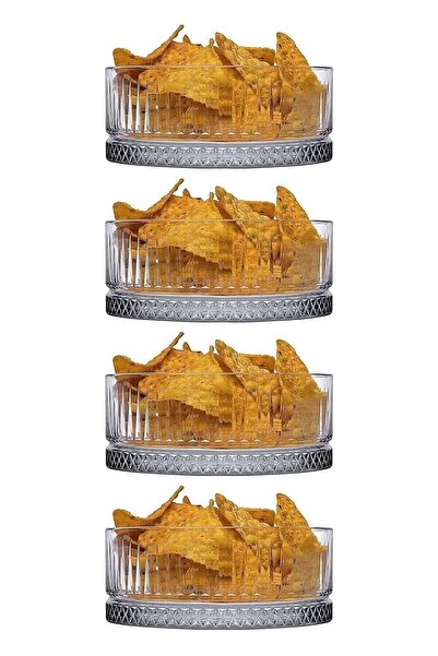 Paşabahçe إليسيا صينية الوجبات الخفيفة 530042 4 قطع