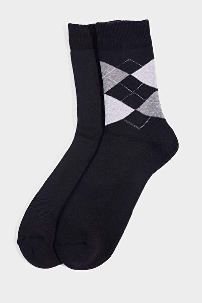 DeFacto Men's 2-Pack Cotton Terry Socks G6210Axns