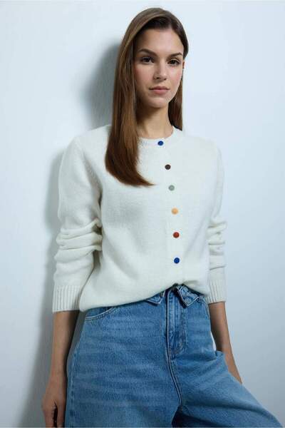 DeFacto Slim Fit Slim Fit Cardigan H1373Ax26Sp