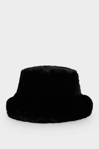 DeFacto Kadın Suni Kürk Bucket Şapka G8396AX25WN