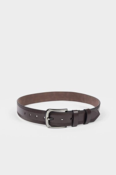 DeFacto Erkek Dikdörtgen Toka Suni Deri Jean Kemeri G8203AXNS