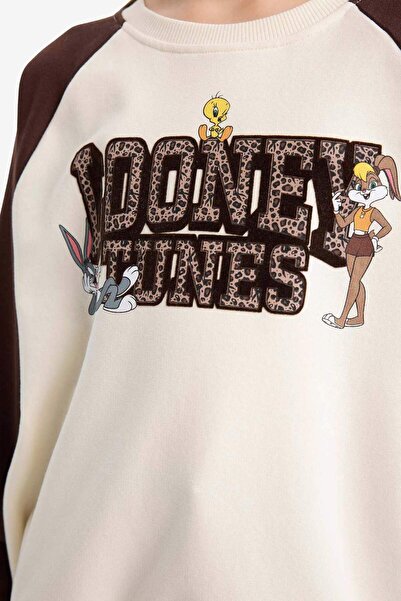 GREENCLUBS ワーナー・ブラザースLOONEY TUNES 風よけ 🐰 Looney Tunes Sweatshirt Al, Stilini Tamamla!