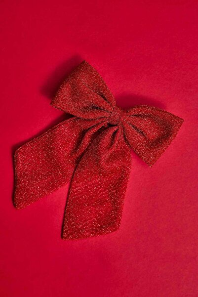 DeFacto Women's New Year's Themed Red Bow Buckle F7045Axns