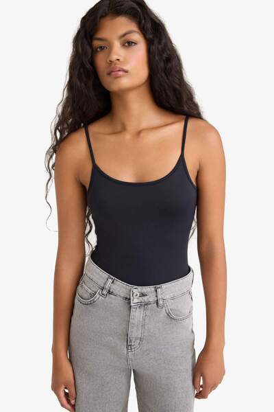 DeFacto İnce Askılı Basic Düz Çıtçıtlı Body F9522AX25AU