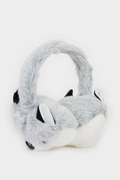 DeFacto 3D плюшеві навушники для хлопчиків F4359A825WN