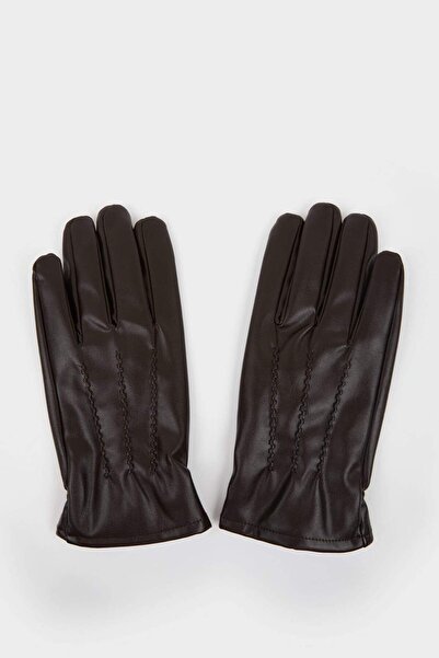 DeFacto Mănuși pentru bărbați din piele artificială F3920AX25WN