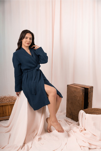 Mia HoMe&Baby 4 Layer Muslin kimono - Bathrobe and Dressing Gown Model