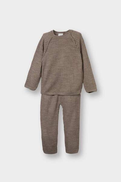 DeFacto 2li Takım Triko Kazak Alt Erkek Bebek F3230A525WN