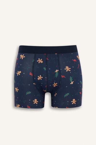 DeFacto Yılbaşı Temalı Regular Fit Boxer F9939AX25WN