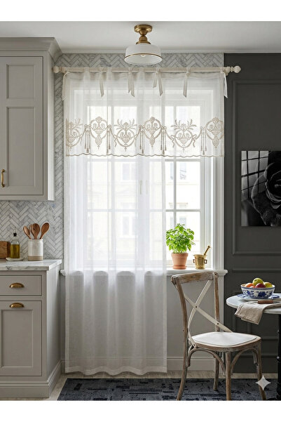 CASA NATURALE Keten Görünümlü Süzene Panel Perde 7220-04-401