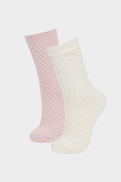 DeFacto Kadın 2li Kışlık Çorap F8897AXNS