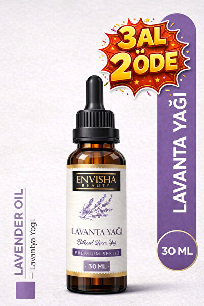 Envisha Beauty Lavanta Yağı %100 Doğal Bitkisel Yağ Lavender Oil 20 ML