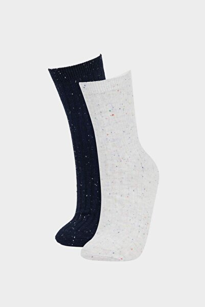 DeFacto Kadın 2li Kışlık Çorap F8882AXNS
