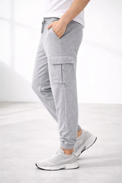 Generic Brand Men's Jogger Pants Sweatpants Regular Fit, Pack of Cargo Pocket...