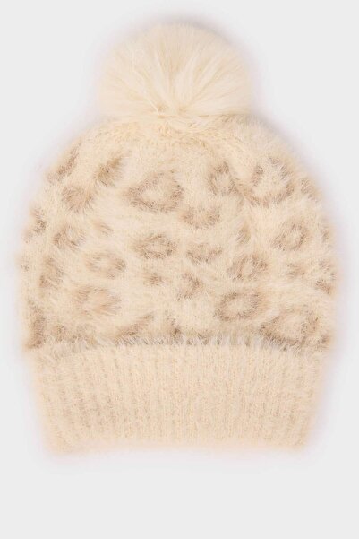 DeFacto Beretă cu model leopard pentru fetiță F0022A525WN