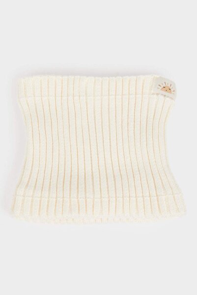 DeFacto Baby Girl Fleece Inside Knitwear Neck Collar F2878A525Wn