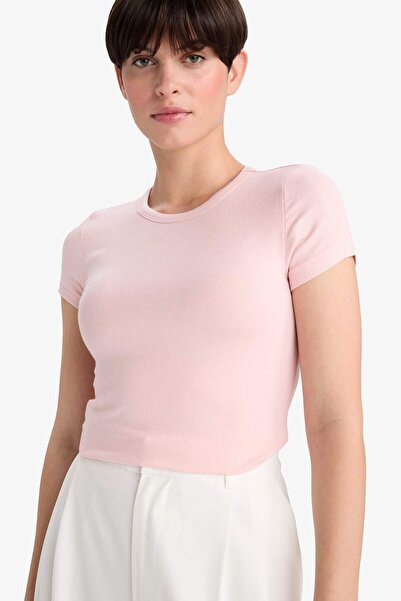 DeFacto Uska majica kratkih rukava okrugla kragna G2761AX25AU