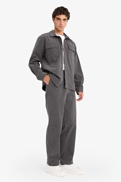 DeFacto Wide Leg Cordhose mit weitem Bein F2042AX25WN