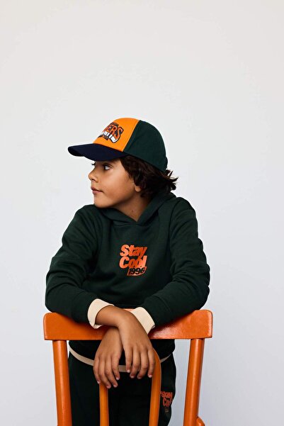 DeFacto Kapüşonlu Baskılı İçi Yumuşak Tüylü Sweatshirt Erkek Çocuk E9596A825AU