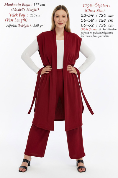 Laden بنطلون نسائي صيفي كبير الحجم بحزام مضاد للتعرق بجيوب طويل سترة طقم مكون...