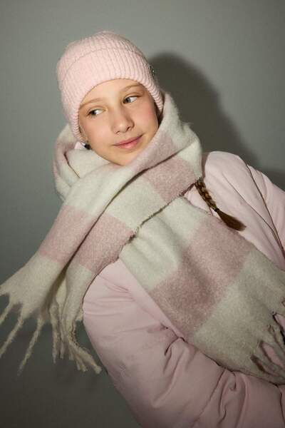 DeFacto în carouri Eșarfă pentru fete C8142A825WN