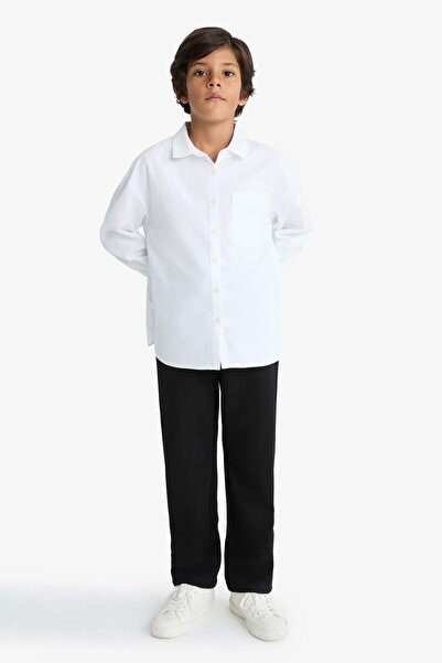 DeFacto Παντελόνι με ελαστική μέση και κανονικό μήκος μπατζάκια για αγόρια G2...