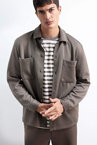 DeFacto Regular Fit Woven Long Sleeve Shirt E9203Ax25Au