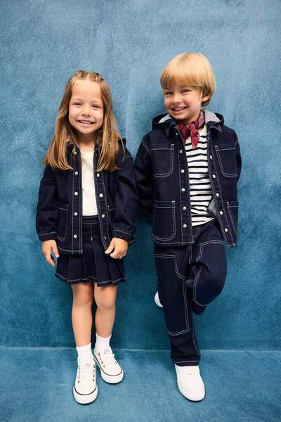 DeFacto Pantaloni din denim cu talie elastică pentru bebeluș băiețel F6281A525AU