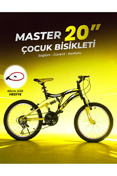 Belderia 20" Çift Amortisörlü Bisiklet 21 Vites
