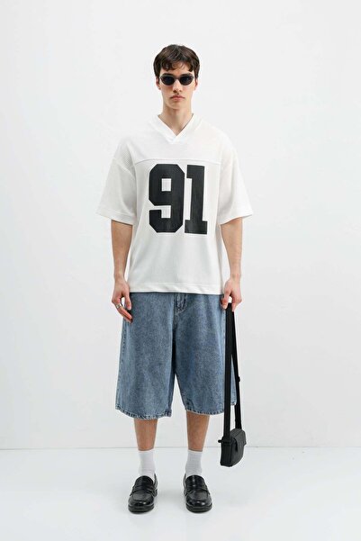 VAMOSCLO تي شيرت عثماني كبير الحجم من نوع فورما إكرو