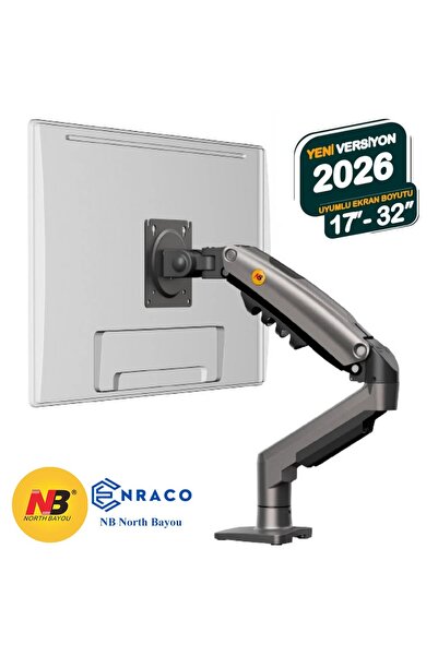 Enraco North Bayou NB F80 17"-32" Amortisörlü 2-9 Kg Monitör Standı Yeni Tasa...