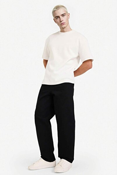 DeFacto %100 Pamuk Baggy Fit Geniş Paça Jean Pantolon F8644AX25AU