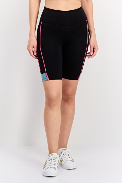 Under Armour شورت تدريب رياضي مناسب للنساء، أسود