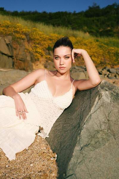 DeFacto Afra X Fitted V Neck Lace Strap Blouse F8052Ax25Hs