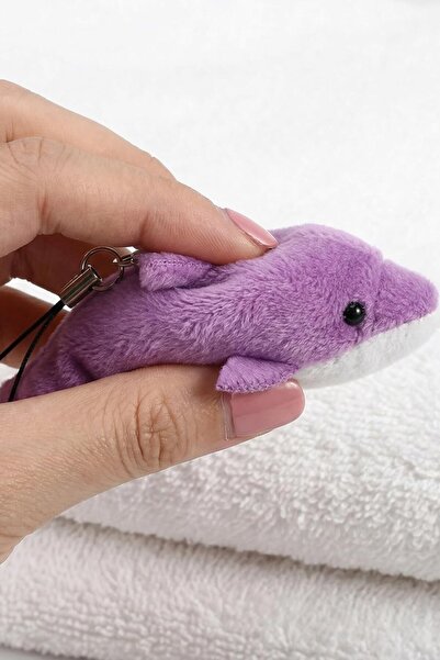 Lynare Peluş Yunus Balığı Anahtarlık Telefon Süsü Ve Çanta Süsü (1 Adet)