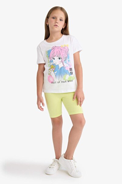 DeFacto Kısa Boy Tayt Kız Çocuk B5591A825SM