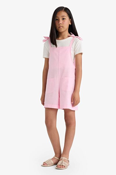 DeFacto Viscose Strappy Jumpsuit for Girls F5782A825Sm