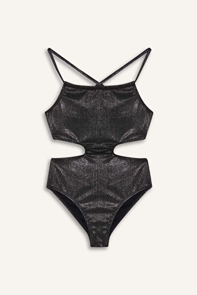 DeFacto Glänzender Stoff-Badeanzug für Mädchen E5222A825HS