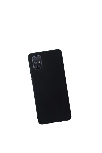 bewn Samsung Galaxy A71 Uyumlu Siyah Lansman İçi Kadife Telefon Kılıfı
