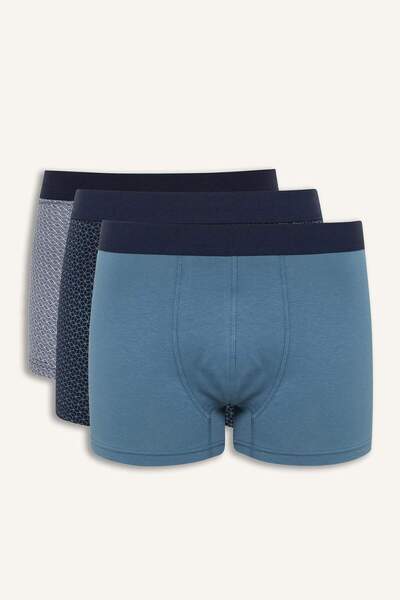 DeFacto Regular Fit Baskılı 3lü Boxer D9880AX25SP