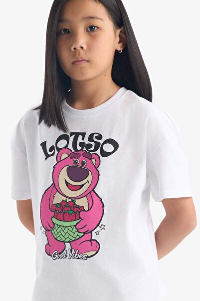 DeFacto Μπλουζάκι Toy Story Relax Fit με κοντό μανίκι για κορίτσια E6557A825HS