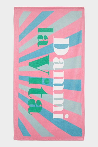 DeFacto Bedrucktes Strandtuch aus Baumwolle für Frauen E7908AX25SM