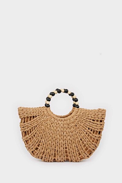 DeFacto Women's Straw Shoulder Bag E1503Axns