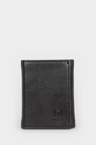 DeFacto Men's Faux Leather Wallet F2973Axns