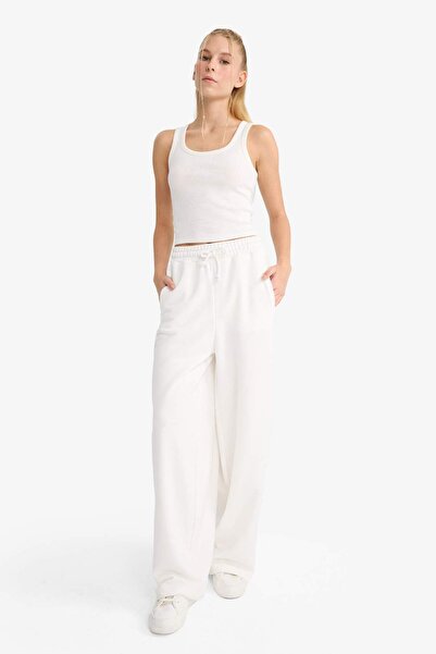 DeFacto Coool Barrel Fit Beli Bağcıklı Cepli Pantolon F3364AX25SM