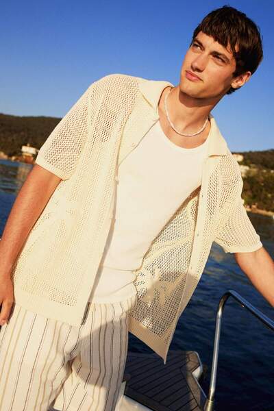 DeFacto Tricou cu mânecă scurtă, cu guler polo, cu potrivire standard E9483AX...