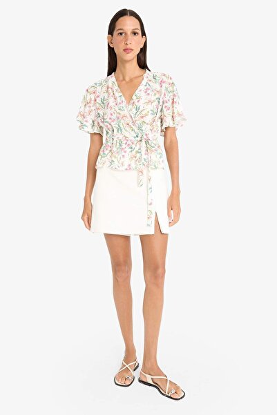 DeFacto Къса пола с нормална талия, обикновена, C1860AX25SP